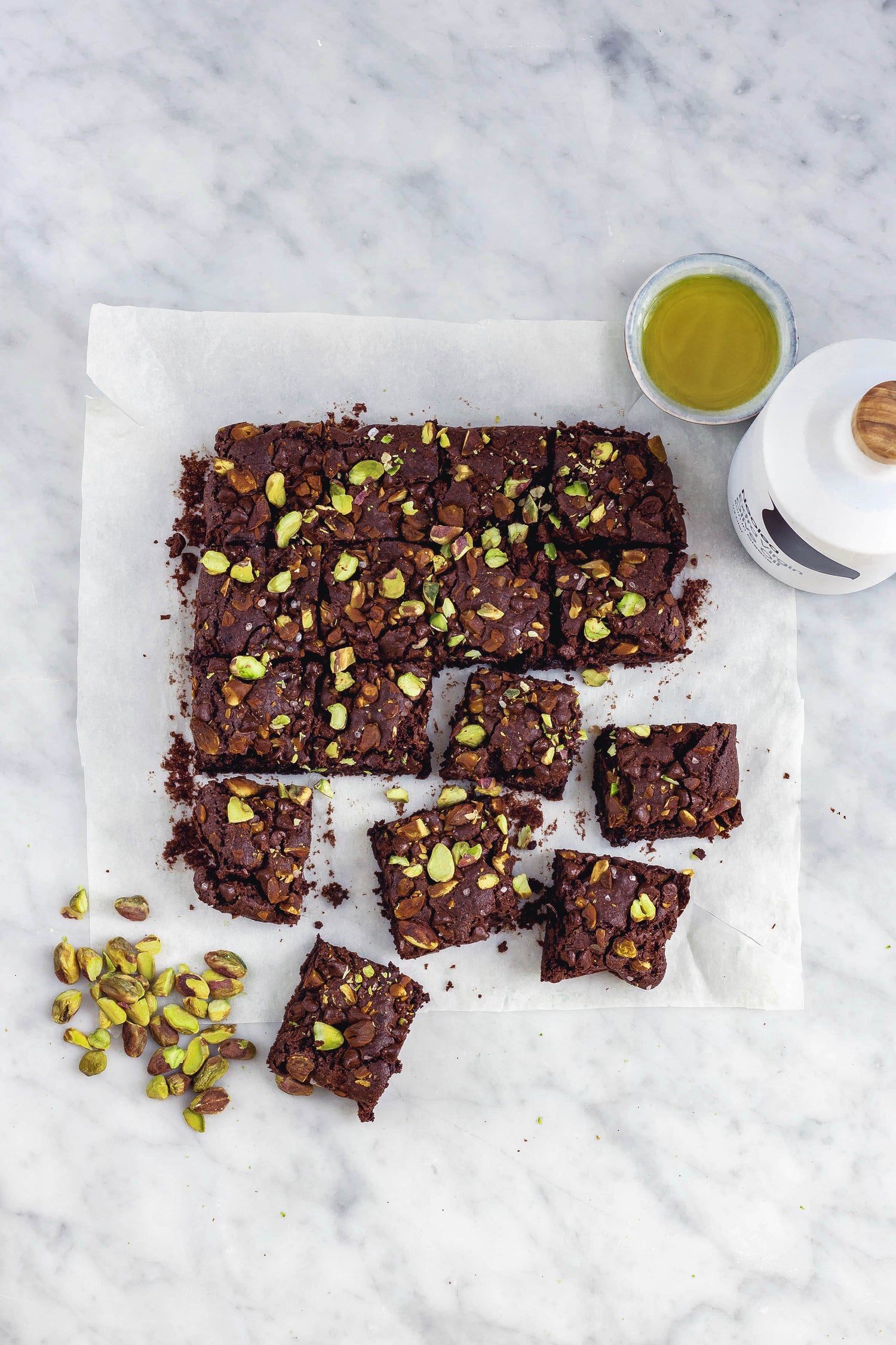 Olive oil brownies