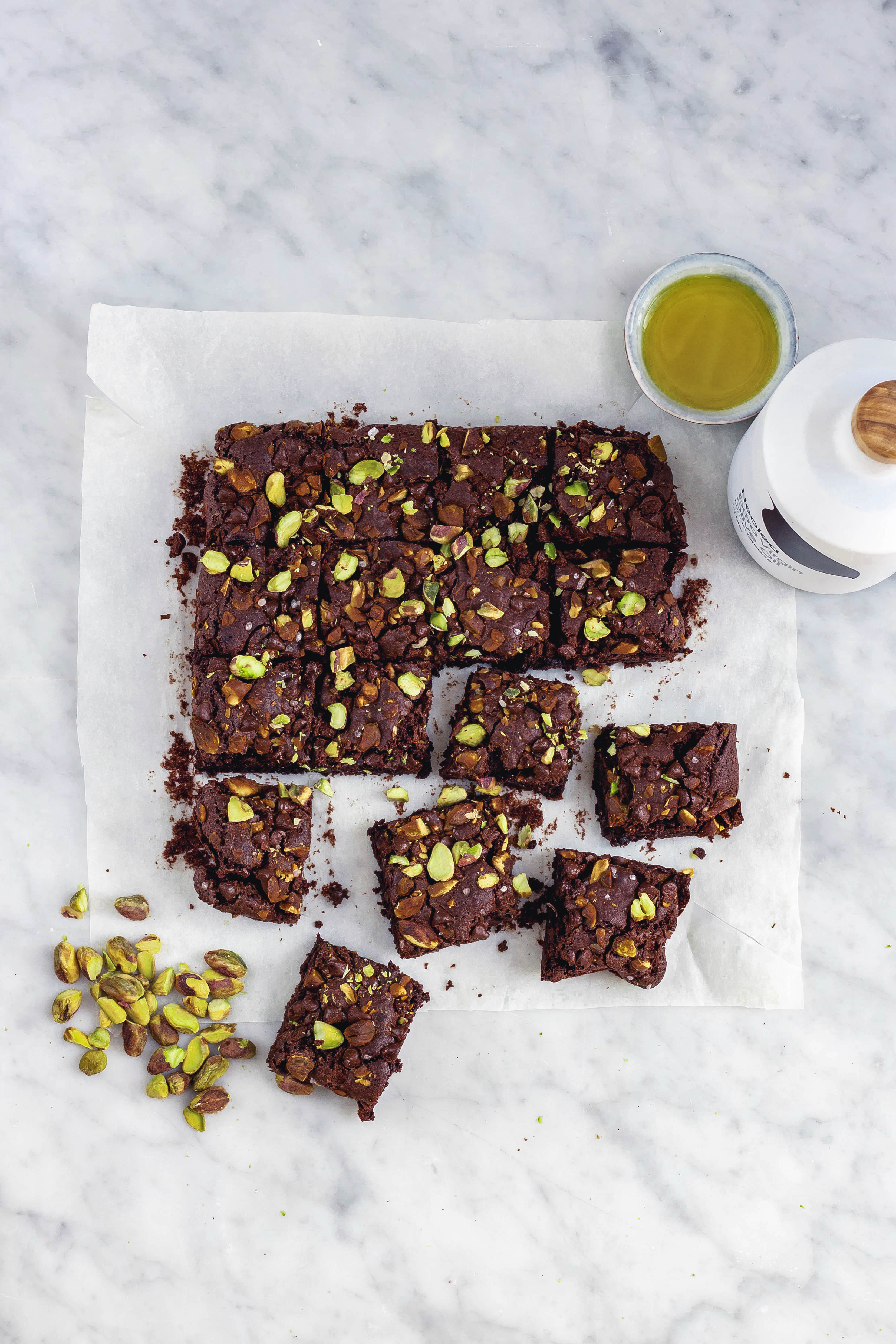 Olive oil brownies