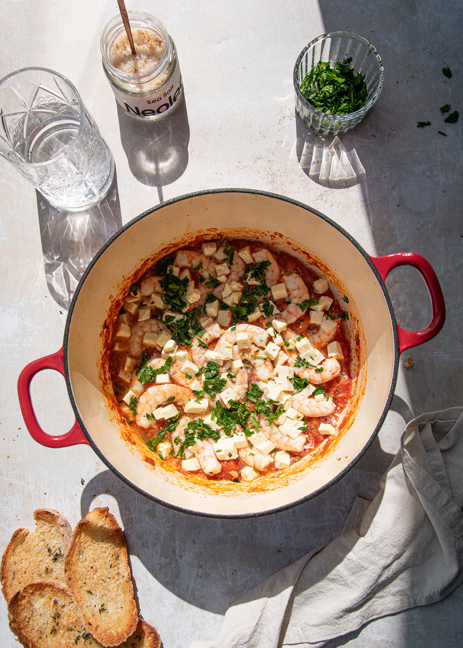 Shrimp, Feta & Ouzo Delight